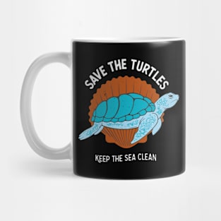 Save The Turtles Sea Turtle Ecology Mug